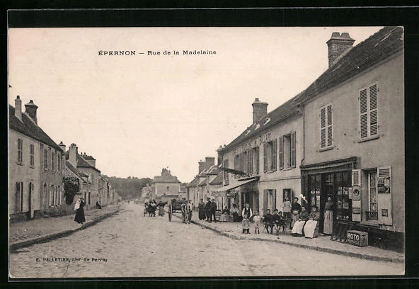 CPA Épernon, Rue de la Madelaine