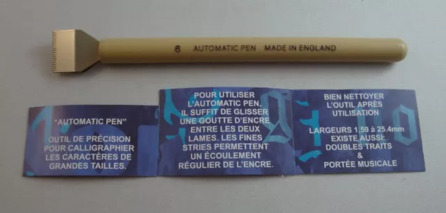 Automatic Pen 6 /19,5 Mm Calligraphie Porte Plume  Calligraphy Ecriture