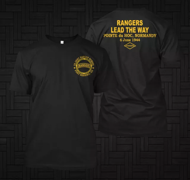 US ARMY RANGER School Fort Benning Camp Roger- Custom front and back t ...
