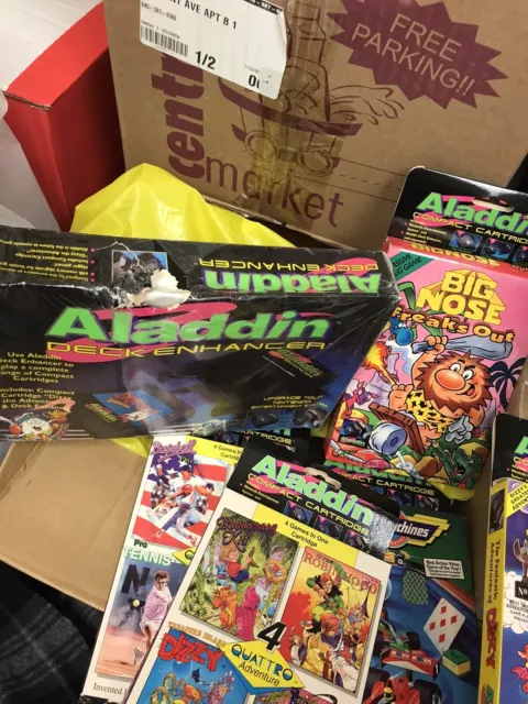 Rare Video Games : Aladdin Deck Enhancer 7 Beautiful Video GAMES For The NES