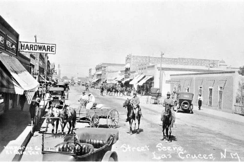Street View Hardware Store Las Cruces New Mexico NM Reprint Postcard