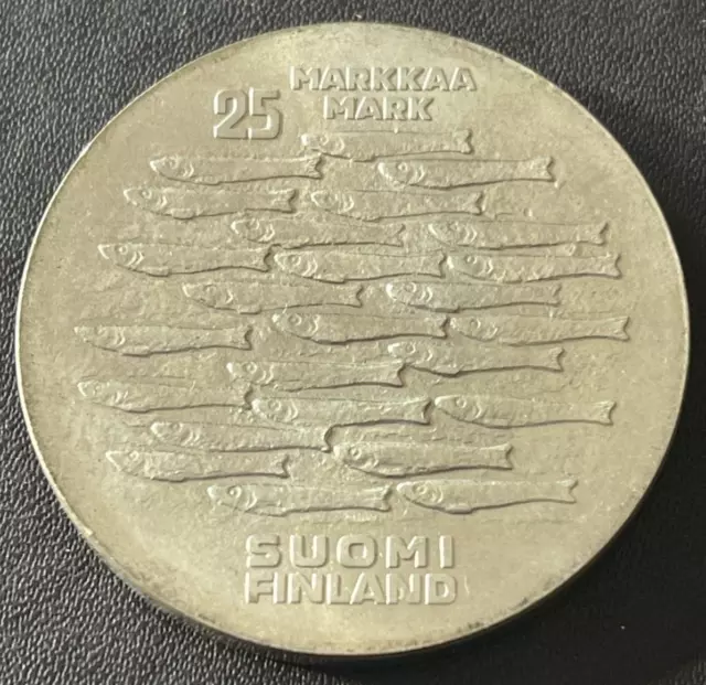 Finnland 25 Markkaa 1979 750 Jahre Turku Silber