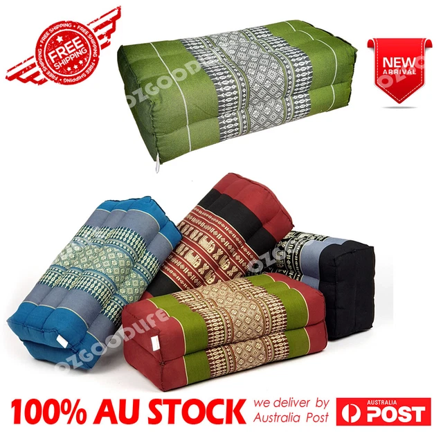 THAI YOGA BLOCK Meditation Cushion Pillows Pilates Prop Bolster