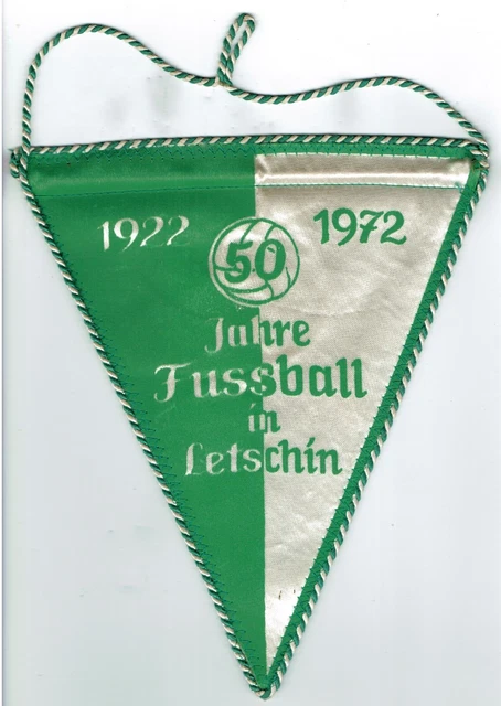 Fanion Rare BSG Einheit Wernigerode – Fußball DDR Liga – Vintage Allemagne Est