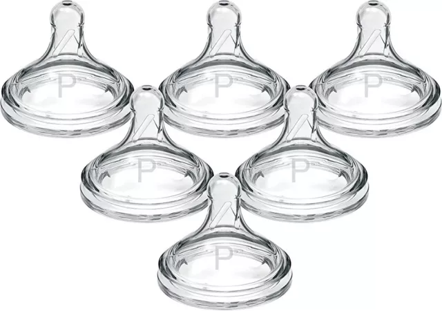 Dr. Brown’s Natural Flow Preemie Flow Wide-Neck Baby Bottle Silicone Nipple,...