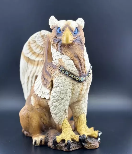 Brown & Tan Blue Eyed Griffin By Windstone Editions Peña 1989 - Broken Talon