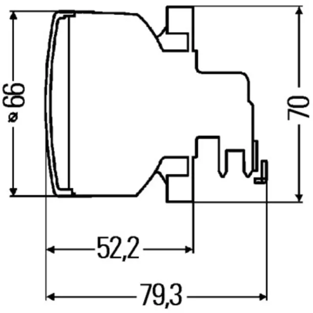 Rückfahrleuchte HELLA 2ZR 009 001-117