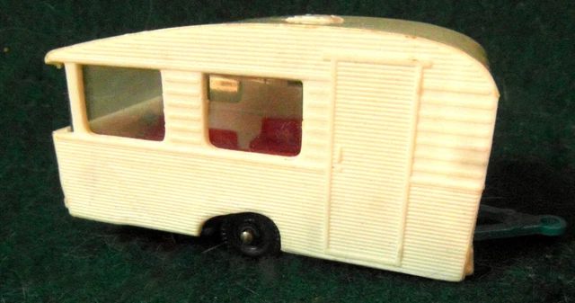 Jouet Ancien Majorette - Caravane Sterckeman, Modèle Vintage De Collection