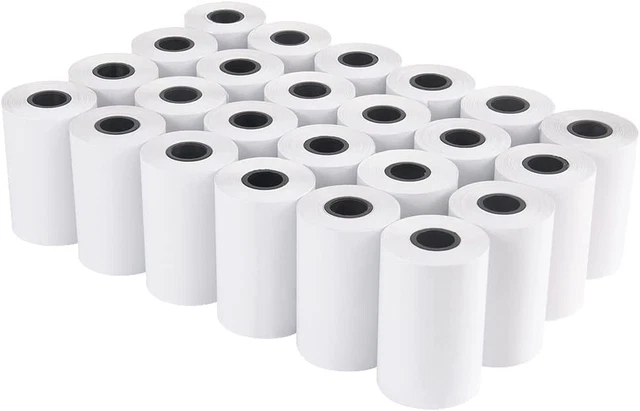 24 rotoli di carta termica LIKED, 57 x 36 mm ricevuta POS registratore di cassa