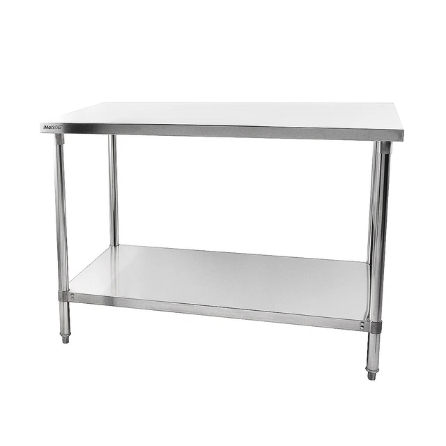 1200mm Stainless Steel Table / Under Self / Flat Pack / Commercial Kitchen / NEW