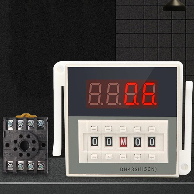 DH48S 2Z 12V 220V Repeat Cycle Time Switch Relay for Automatic Control