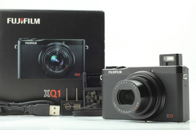 [MINT in Box]  FUJIFILM XQ1 BLACK 12.0MP WI-FI DIGITAL CAMERA From JAPAN