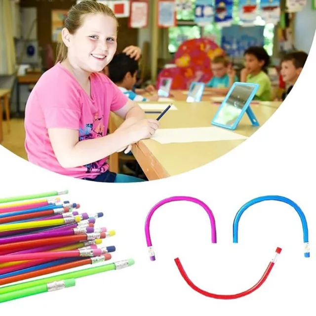 3pcs Random Color Kids Students Creative Magic Flexible Bendy Soft Pencil  Gift Non-toxic Drawing Pencils Eco-friendly Pencil - Wooden Lead Pencils -  AliExpress