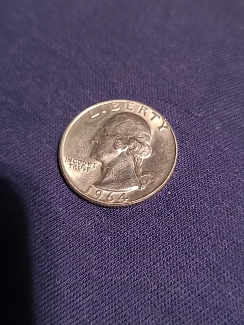 USA  Silbermünze Quarter Dollar 1964 "Washington Quarter"