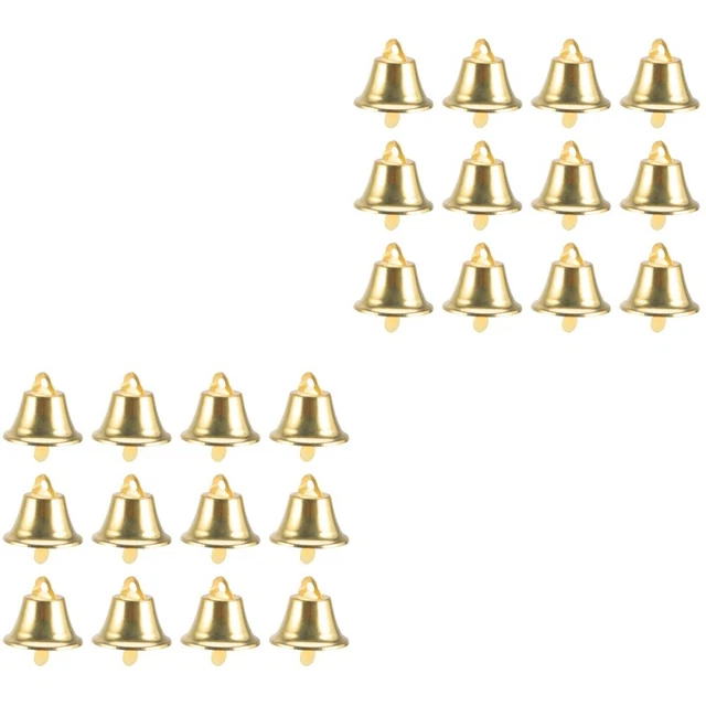 2x Weihnachten Baum Ornamente Handwerk Glocken Metall Glocken für Handwerk