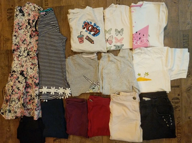 Girls Clothes Bundle Age 10 Good Condition 14 Items