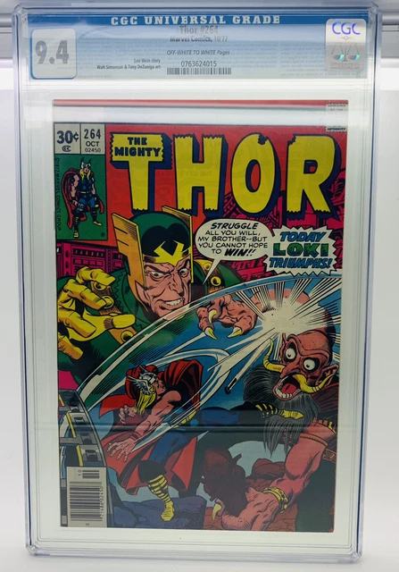 THE MIGHTY THOR #264 (1977) 1ST CAMEO OF THE DESTROYER -- CGC 9.4-- High Grade