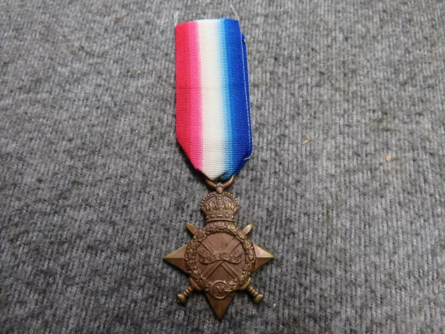 Wwi British 1914-15 Star Medal-Original-Named To Driver C. Greig Royal Engineers