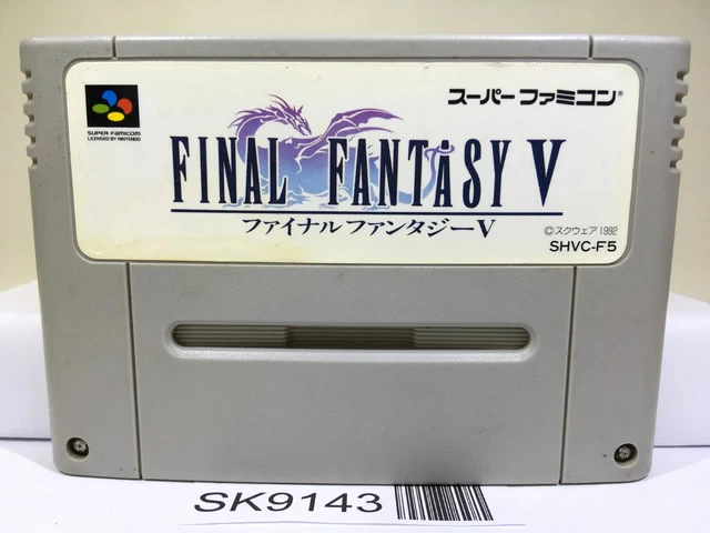 FINAL FANTASY 5 V Nintendo Super Famicom SNES Japan - SK9620 $3.12
