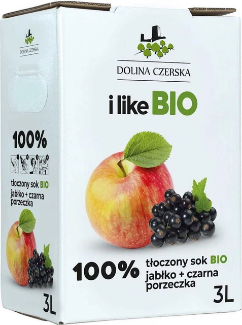 Jus pomme au cassis Bio 3 L - Dolina Czerska
