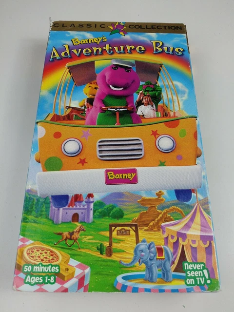 VHS BARNEY Barneys Adventure Bus VHS 1997 EUR 10 10 PicClick IT