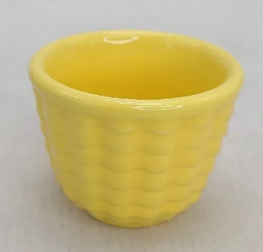 Vtg Gladding McBean Cocinero Custard Cup Bowl Ramekin Basketweave