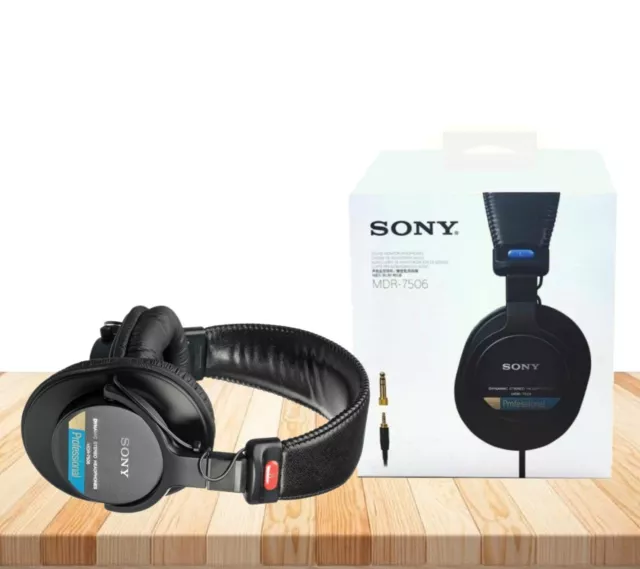 Sony MDR-7506 Professional Closed-Back Dynamic Headphones Stereo Monitors