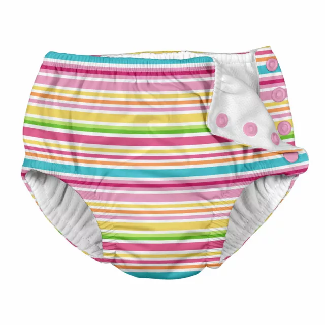 Iplay Swim Diaper Badewindel Schwimmwindel Pink Multistripe