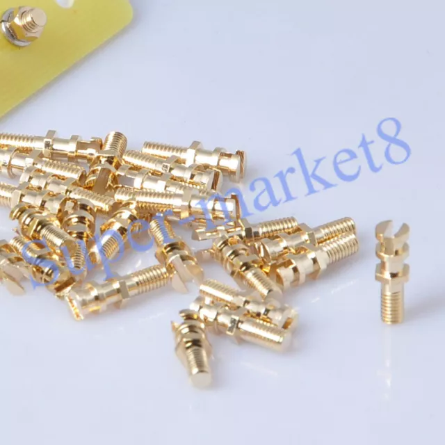 20pcs Turret with Thread Screw Lug 11.6mm Length Terminal Board Tube Amp Parts