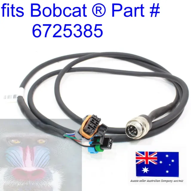 fits Bobcat 7 Pin Attachment Harness Connector ACD Input Wiring 6725385 Grader
