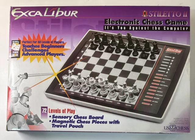 Excalibur Stiletto II  Electronic Chess Computer Tested - Works! - Complete!