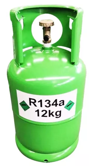 Réfrigérant R134A, Poid 12Kg, En Aufladbarem Cylindre - 1/4 Lien