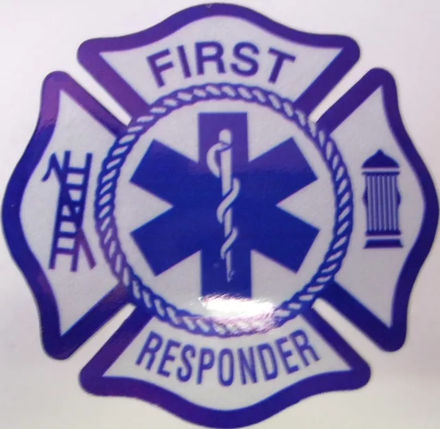 First Responder  3" 3M  Navy White Reflective