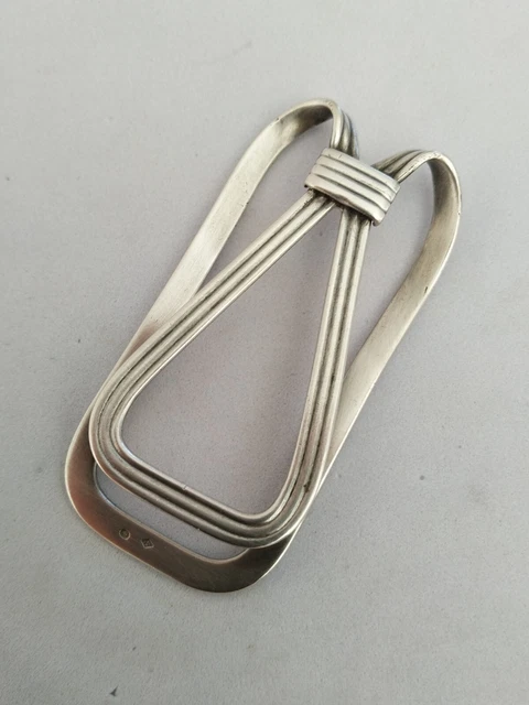 Pince à Billets Ancienne – Argent Massif 925 – Pérou