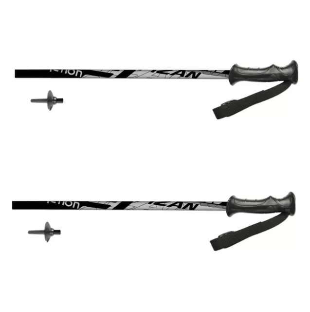 Skistöcke Fizan Action Alpin Ski 105 cm ALU Stöcke 1 Paar NEU