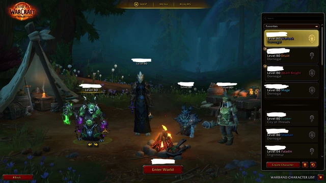 Compte Wow Dragonflight , Guide des réputations de Dragonflight