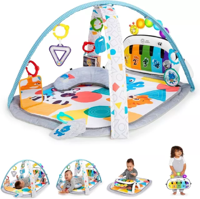 Baby Einstein, 4-in-1 Kickin' Tunes und Sprachentdeckung Spielen Fitnessstudio mit Klavier,