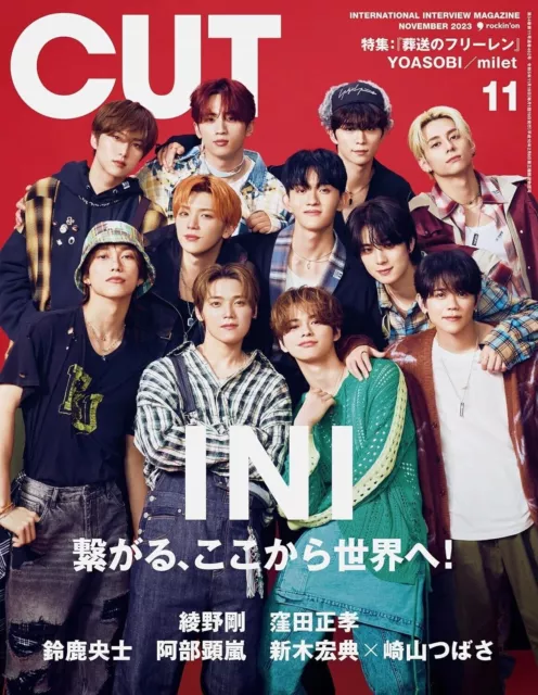 NOV　CUT　cover-　Japan　MAGAZINE　2023　Japanese　INI　magazine　Culture　$55.96　PicClick　AU