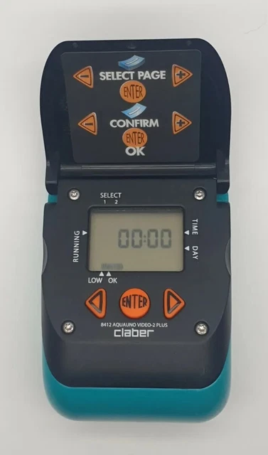 Front Part of Irrigation System-Claber Aquauno Video-2 Plus 8412 Tap Timer Great