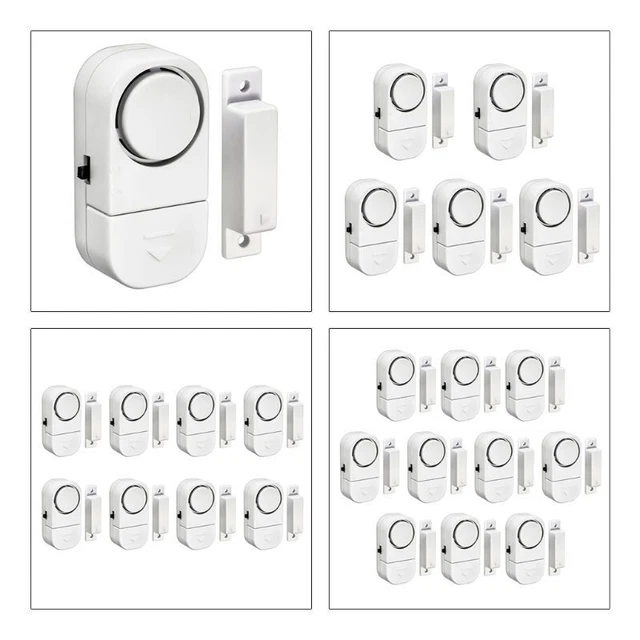 Sensor magnético Puerta Ventana Alarma Súper Fuerte Apartamento Puerta Ventana Piscina Alarma