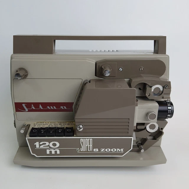 PROJECTEUR SUPER 8 SILMA zoom 120m Années 70 vintage EUR 6,00 - FR