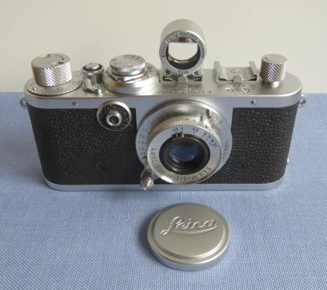 LEICA If 1953/54_Nr. 674493_mit ELMAR 1949 Nr. 741776 f=5 cm 1:3,5_LEITZ Wetzlar