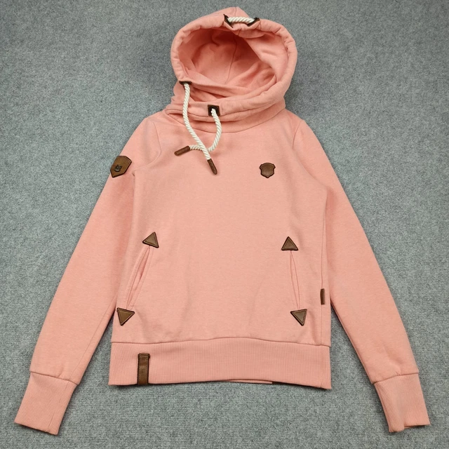 Sweat à Capuche Naketano Femme – Taille S Gris – Col Châle – Occasion Très Bon état (petite Tache)