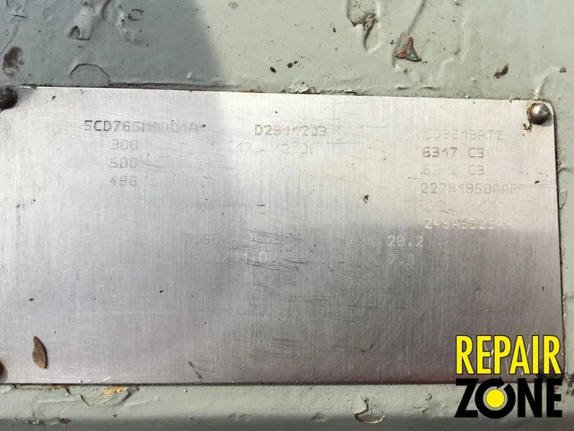 300 Hp 2100 Rpm 3613Atz Fr Ge Dc Motor *Liquidation*