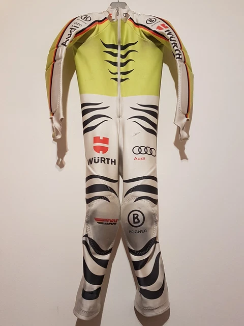 Bogner DSV Rennanzug Slalom gepolstert Gr. L Skirennanzug Grün 20/21 M. Schwarz