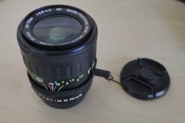 Vivitar 28-70mm f3.5-4.5 Macro Focus Zoom lens Pentax Mount