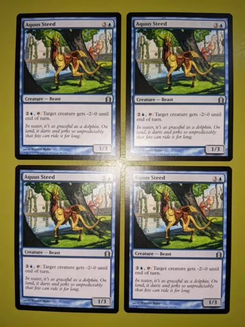 Aquus Steed x4 Return to Rávnica 4x Magic the Gathering Magic the Gathering