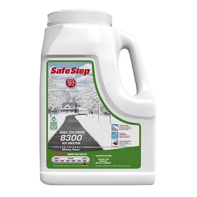 Safe Step Magnesium Chloride Hexahydrate Less Toxic Ice Melt Granule 8 lbs. (Pac