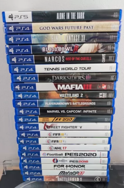 Lot de 20 jeux PS4 et 1 jeu PS5 Alone In The Dark - FR TBE