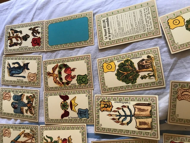 Grande Boîte Oracle Belline Ancienne - Édition Complète Avec Livret 1961